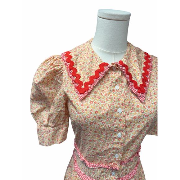 English Factory Floral Print Midi Dress - Picture 5 of 8